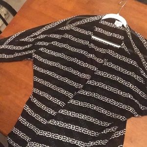 LulaRoe Black & white cardigan
